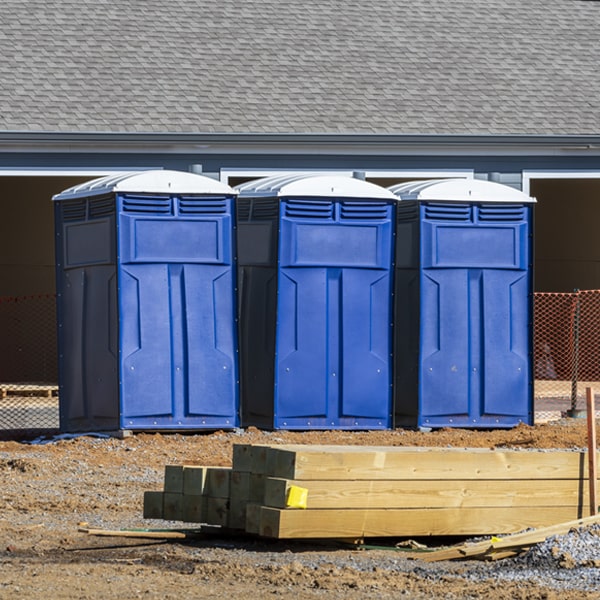 what is the expected delivery and pickup timeframe for the portable toilets in Wyatt